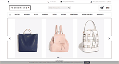 Desktop Screenshot of fashionshop.cz