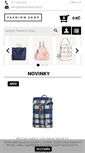 Mobile Screenshot of fashionshop.cz