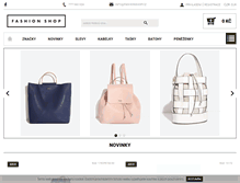 Tablet Screenshot of fashionshop.cz